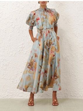 Zimmermann | Dresses | Zimmermann Bellitude Floral Long Dress | Poshmark